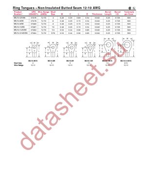 MU10-516R/SK (BULK) datasheet  